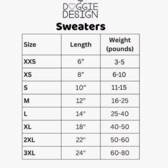 NWT DOGGIE DESIGN DOG Hypoallergenic COTTON PULLOVER SWEATER JACKET BLUE XL - Picture 3 of 3